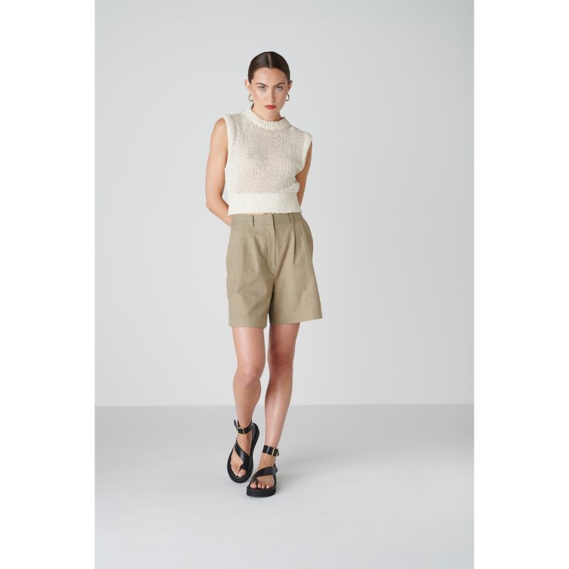 BièL Shorts In Sage Green image