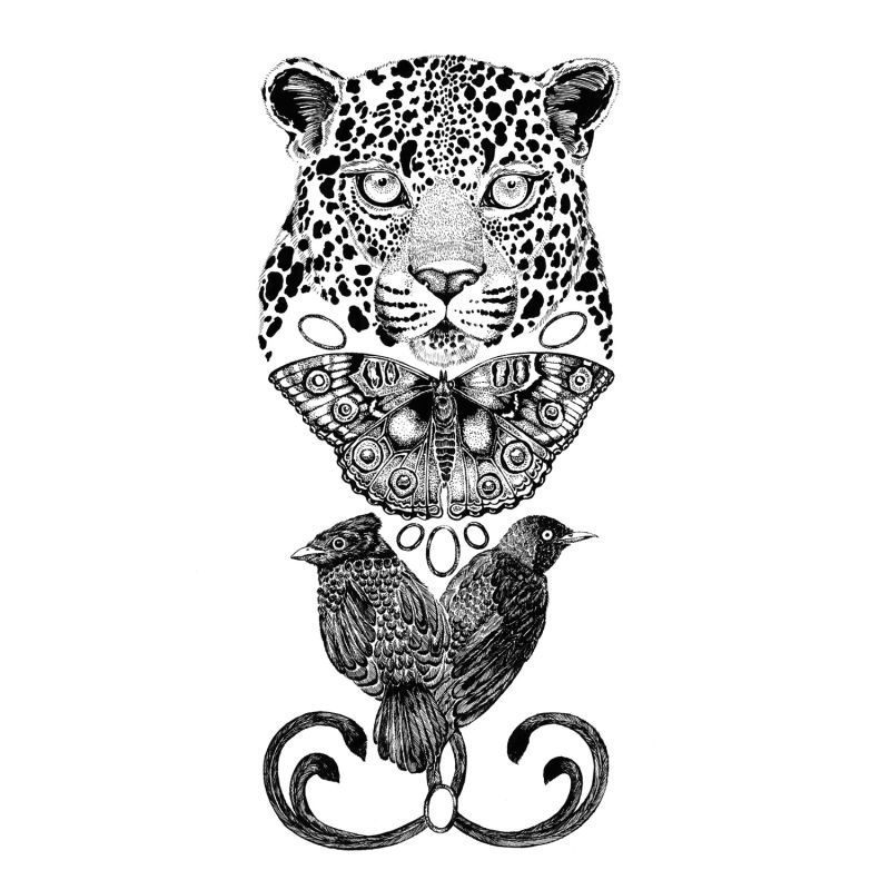 'The Tropical Leopard' - Fine Art Print A5 image