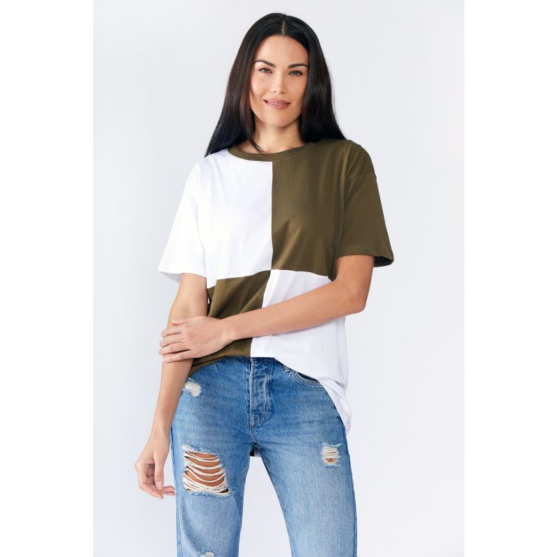 Billie Boyfriend Tee - Olive image