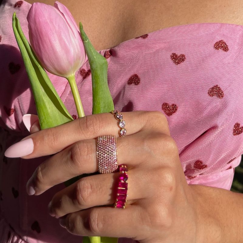 Billionaire Ring- Pink image