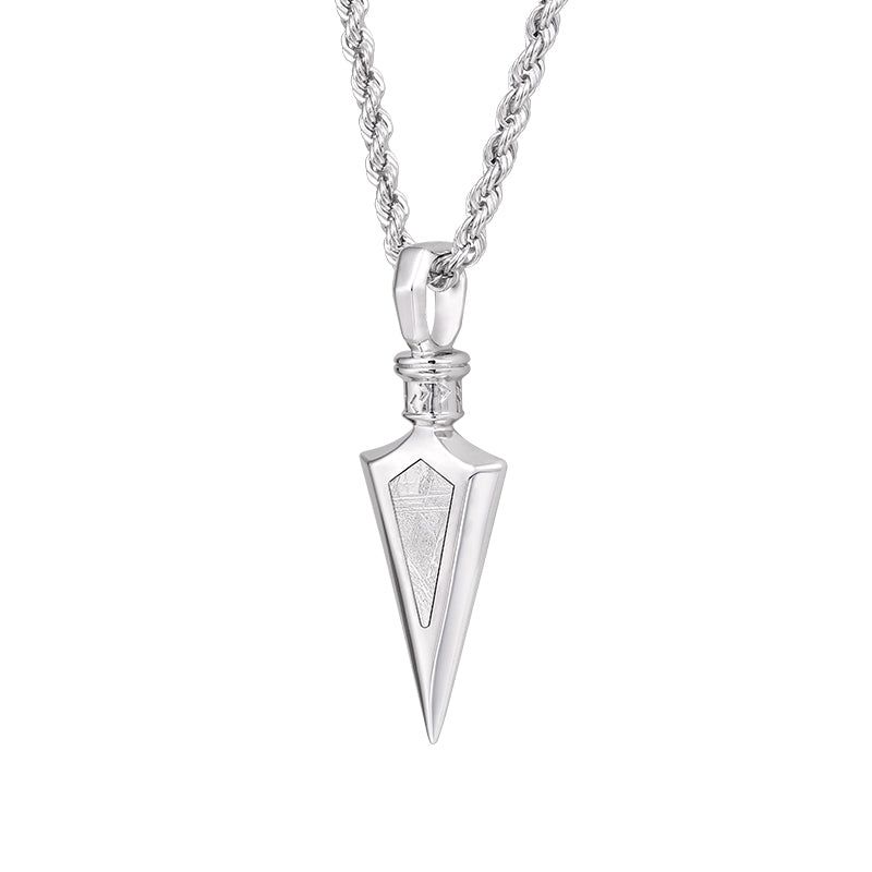 Arrowhead Meteorite Sterling Silver Necklace image