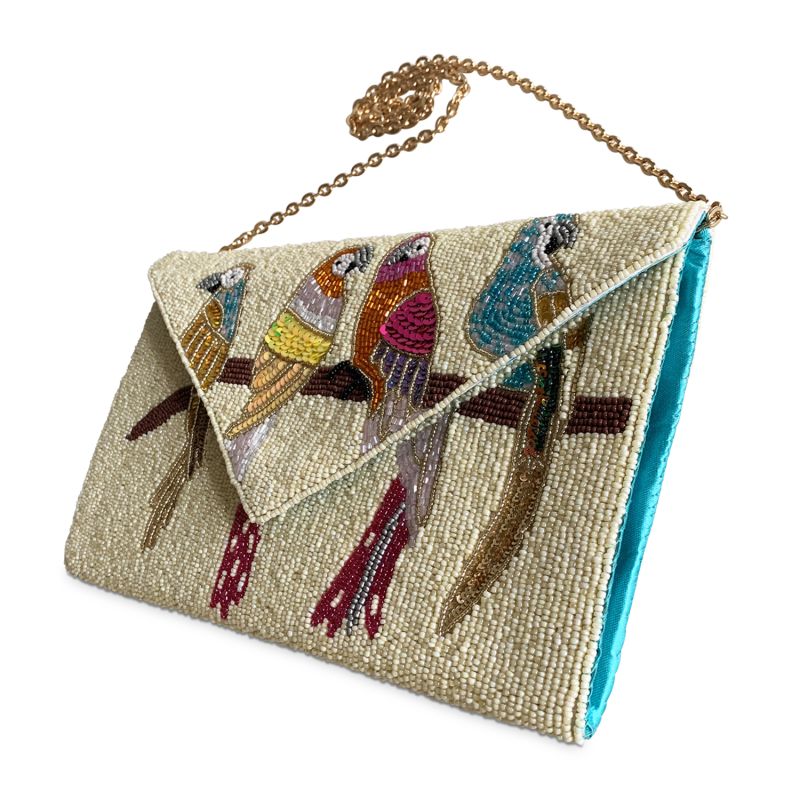 Beaded clutch bags top