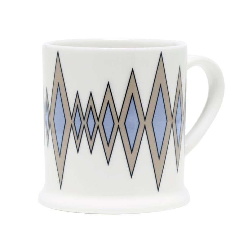 Diamond Truffle & Cornflower Blue Espresso Cup image