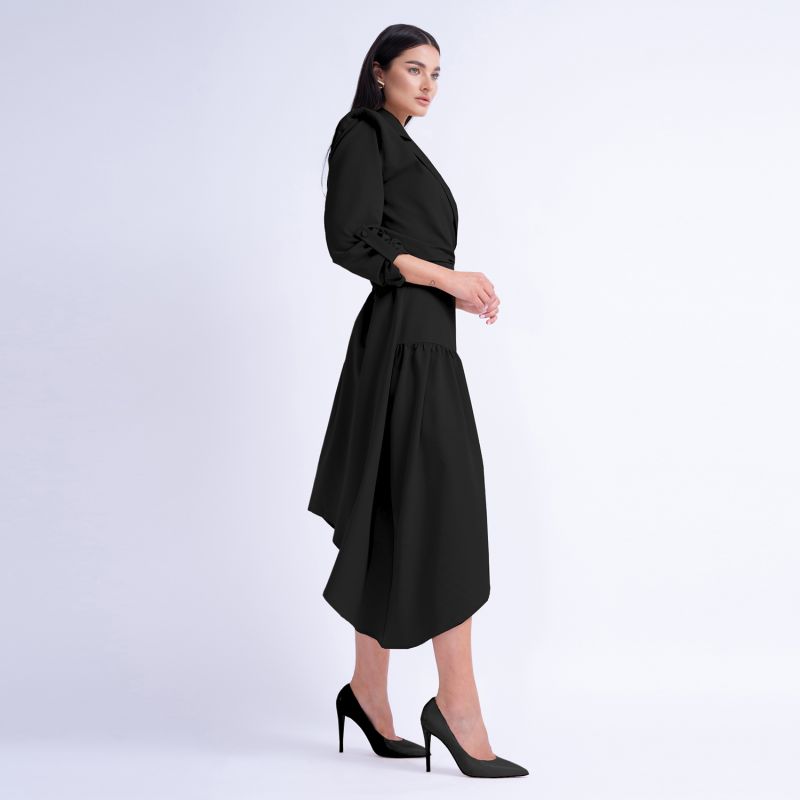 Blazer with midi dress sales