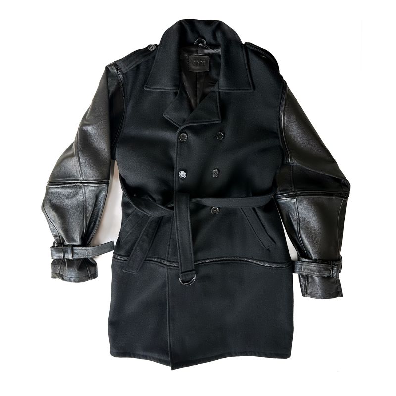 Black Cool Convertible Coat image