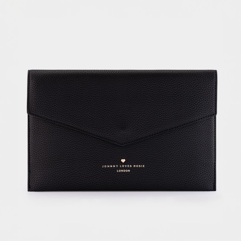 Cora Envelope Pouch - Black image