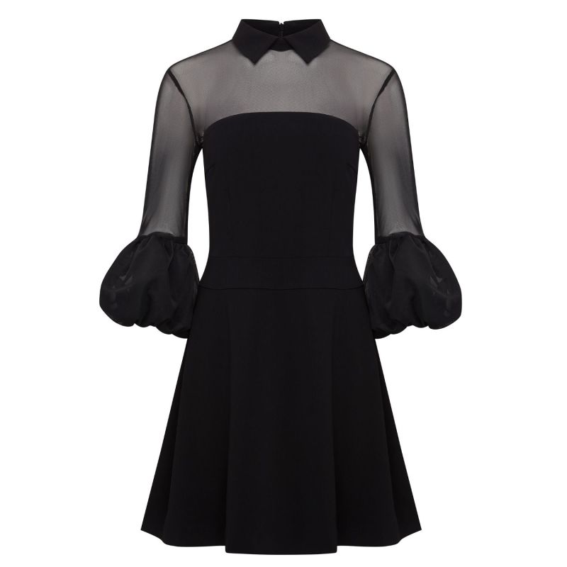 Black Naomi Mini Cocktail Dress image