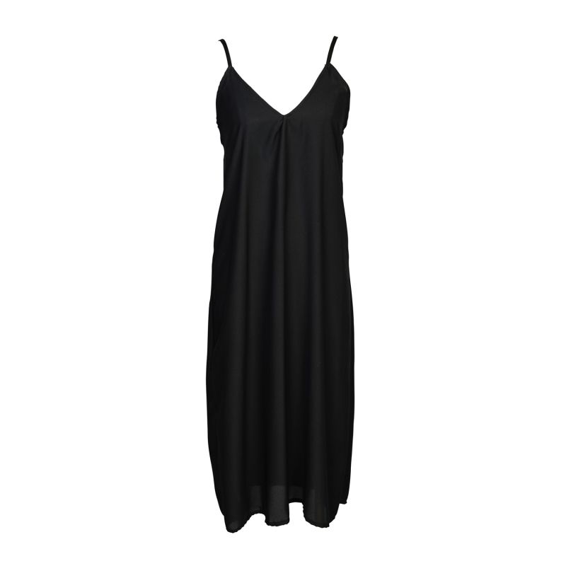 Black Sequin Layered Slip Dress image