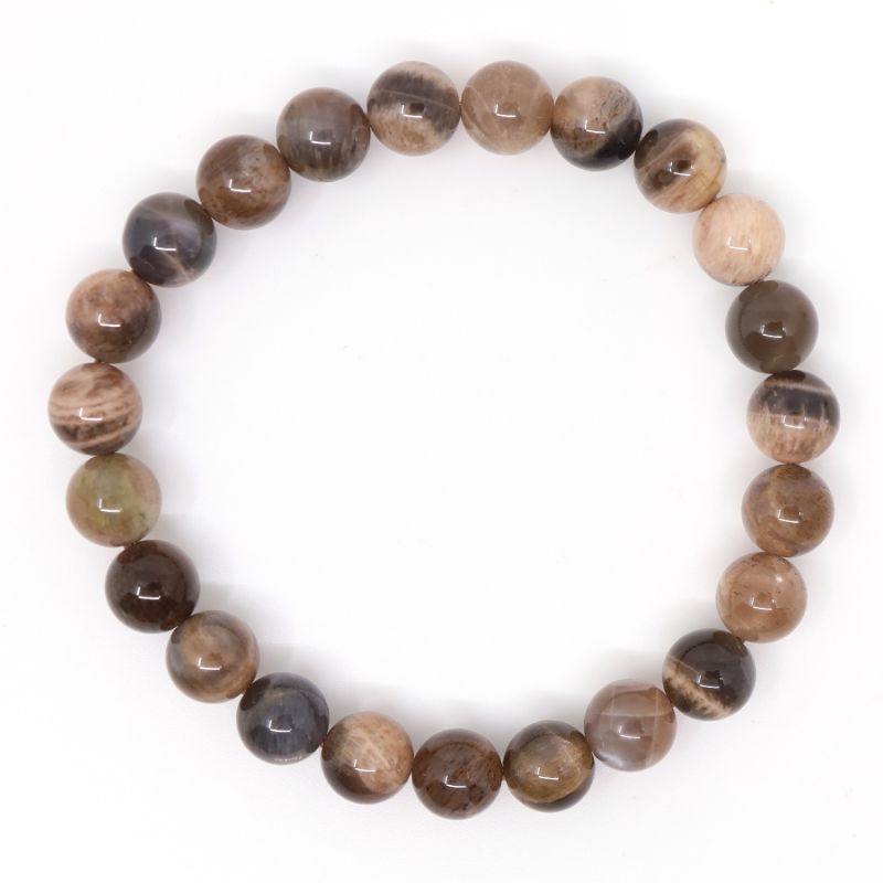 Black Sunstone Beaded Bracelet image