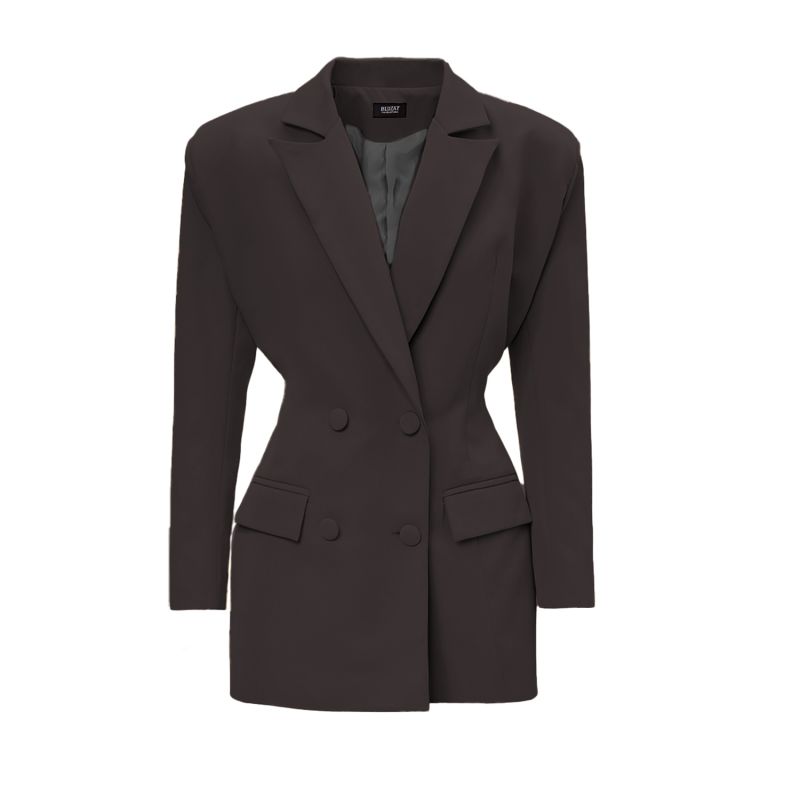 Black Tailored Hourglass Blazer image