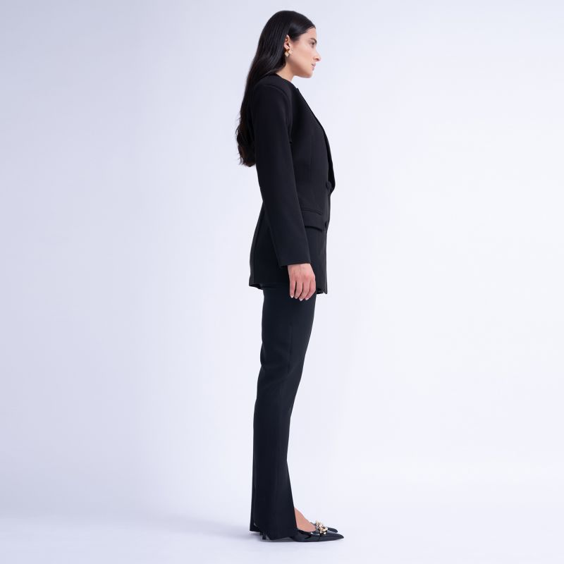 Black Tailored Hourglass Blazer image