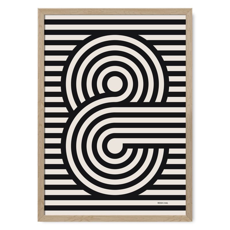 Ampersand - Geometric Typography Print image