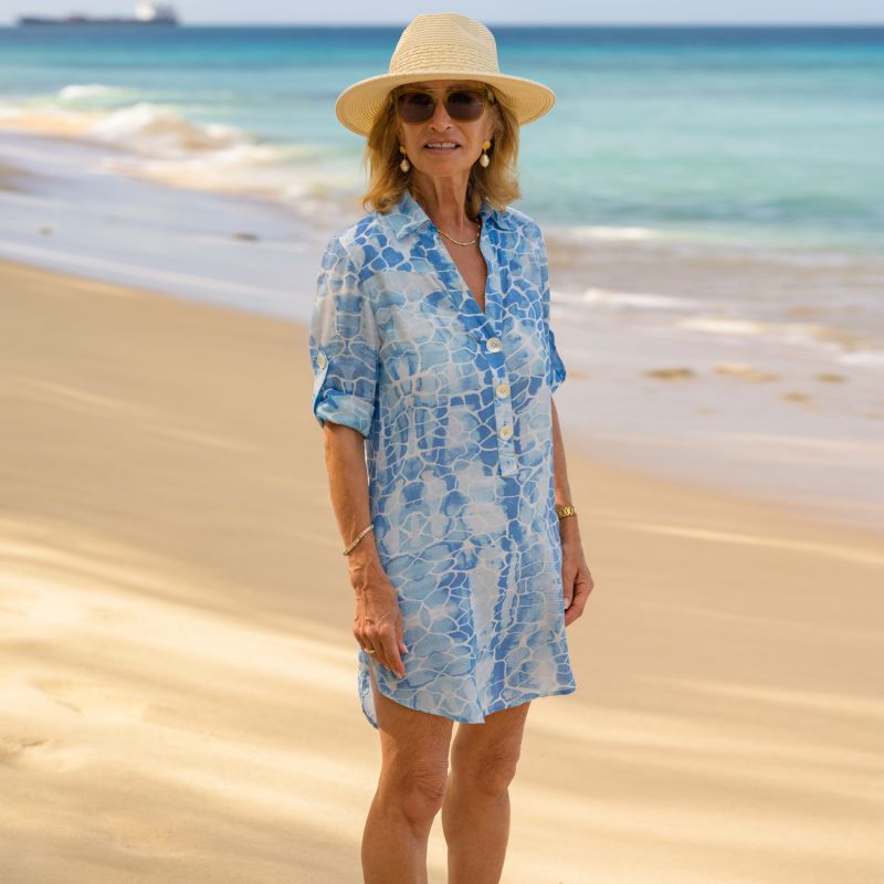 Blue Pebbles Beach Shirt image