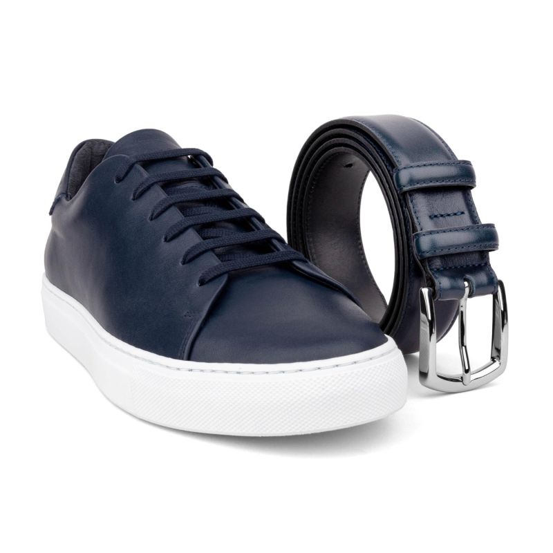 Nappa Sneakers Blue Gustavo image