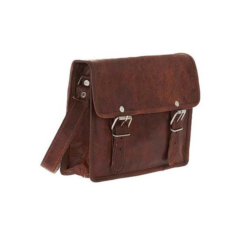 Vida Mini Leather Two Buckle Bag image