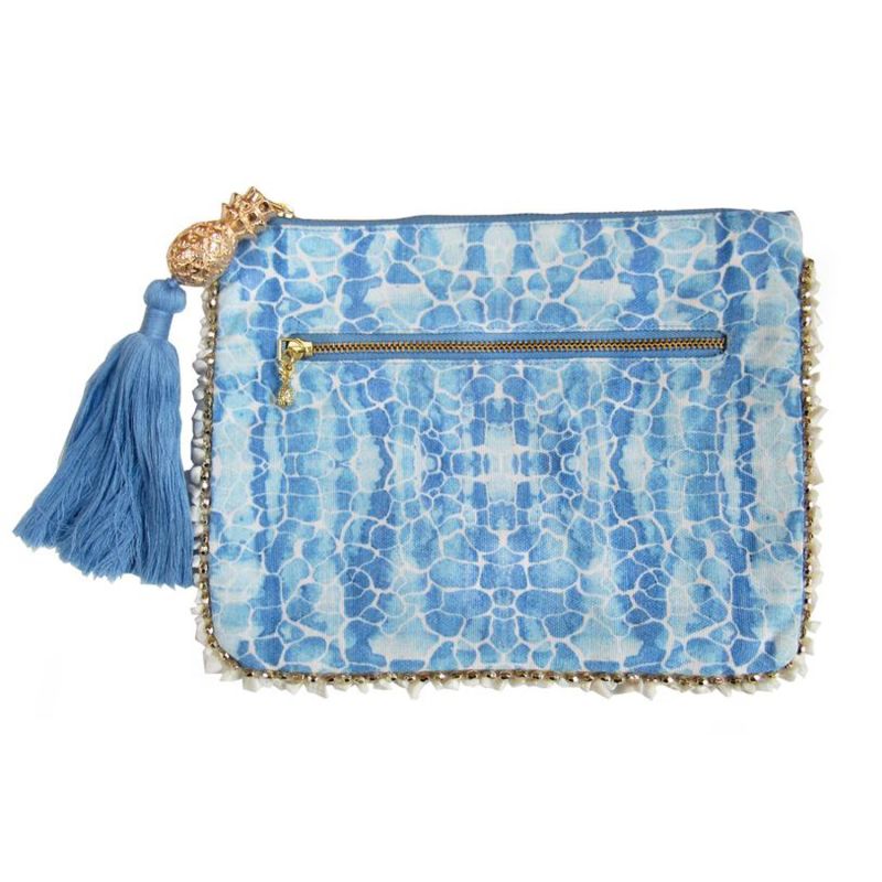 Blue Pebbles Clutch Bag image