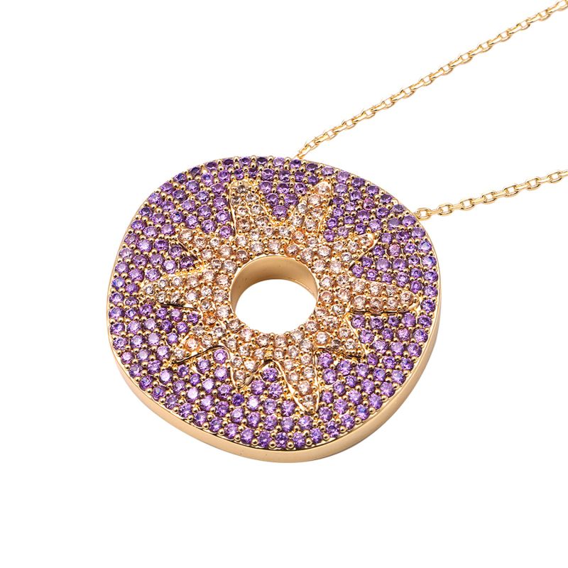 Tarik Gold Plated Silver Pendant Necklace image