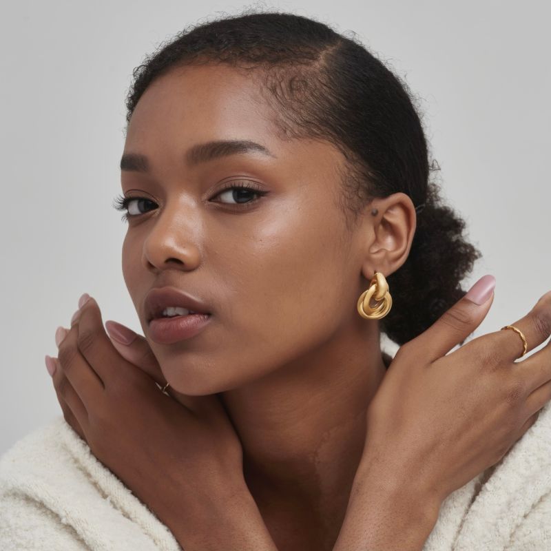Bold outlet hoop earrings