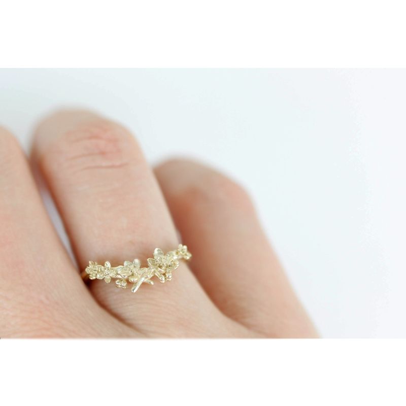 Cherry Blossom Ring – Gold image