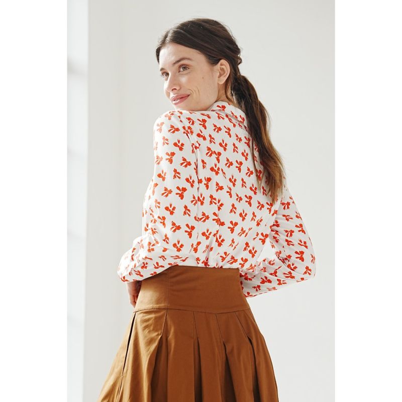 Bow Print Blouse image