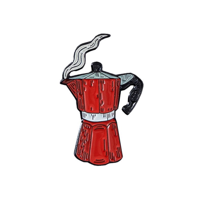 Enamel Pin Moka Pot image