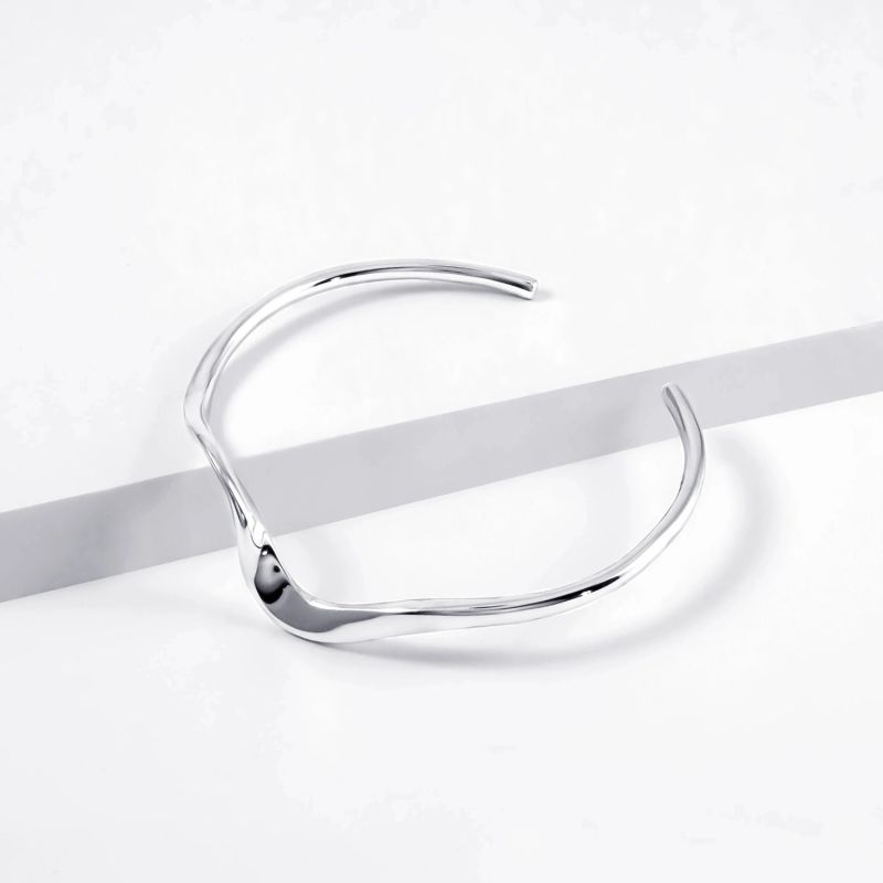 Wavy Sterling Silver Bracelet image