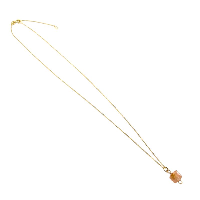 Brandt Dainty Extendable Necklace Gold Blush Bio-Gem image