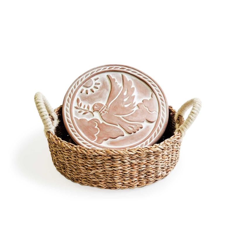 Bread Warmer & Basket - Dove In Peace image