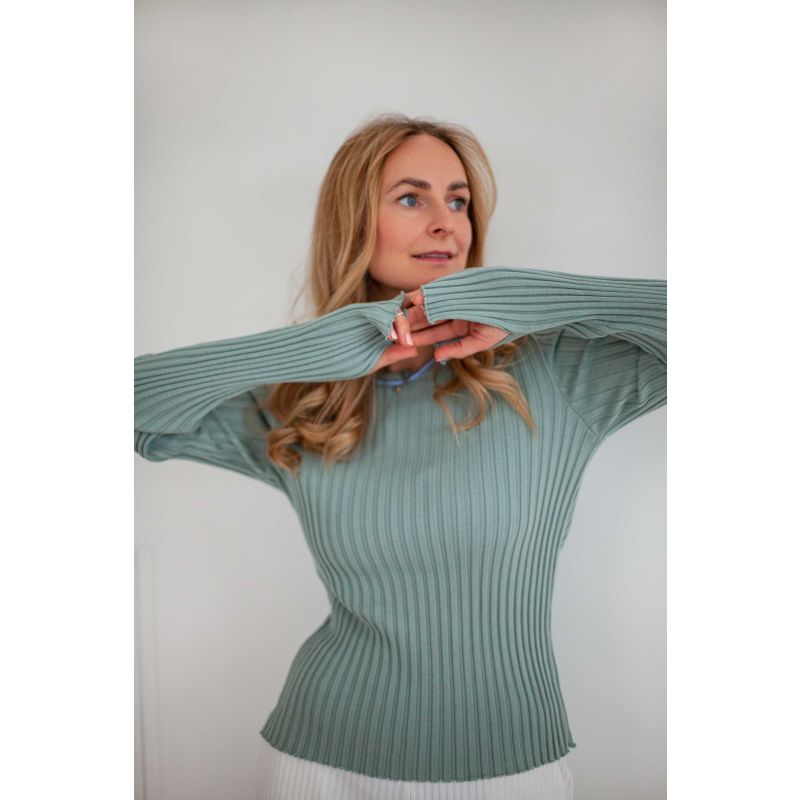 Brera 100% Merino Long-Sleeve Top Mint *Limited Edition* image