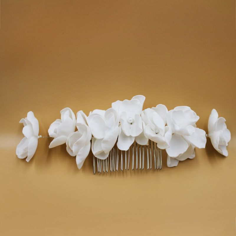 Bridal Flower Comb Buckle Elly image