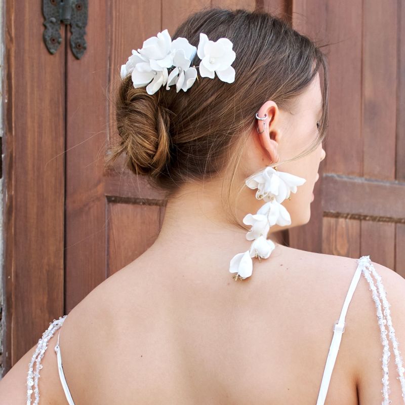 Bridal Flower Comb Buckle Elly image