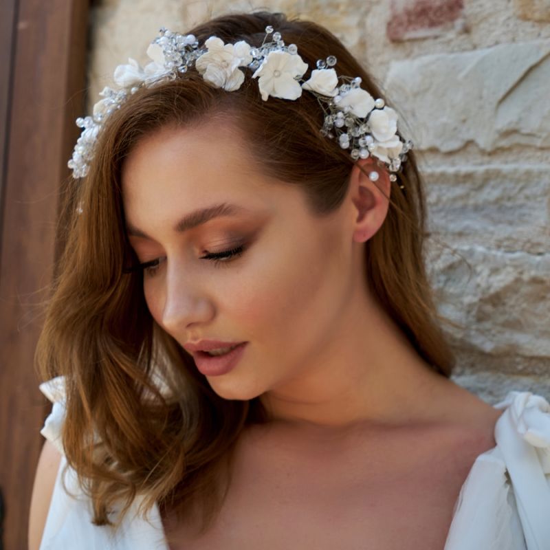 Bridal Flower Headpiece Elsa image