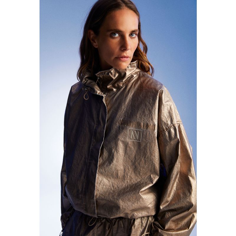Bronze metallic jacket sales