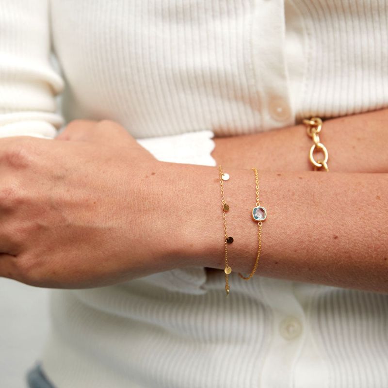 Brooklyn Blue Topaz & Gold Vermeil Bracelet image