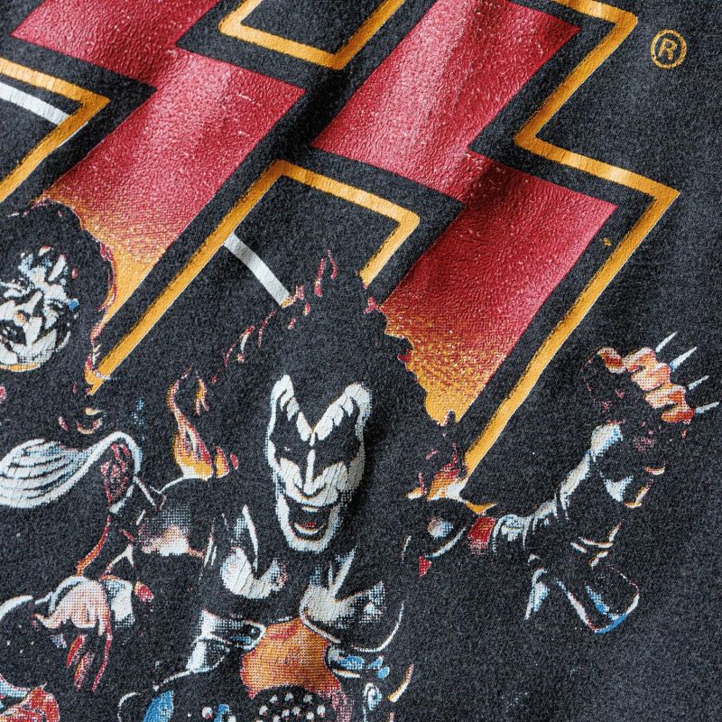 Kiss - Destroyer - Vintage Band Tank - Heavy Relic Black image