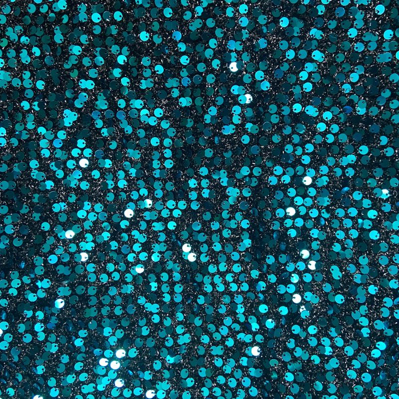 Blue Sequin Mix Party Bomber Jacket image