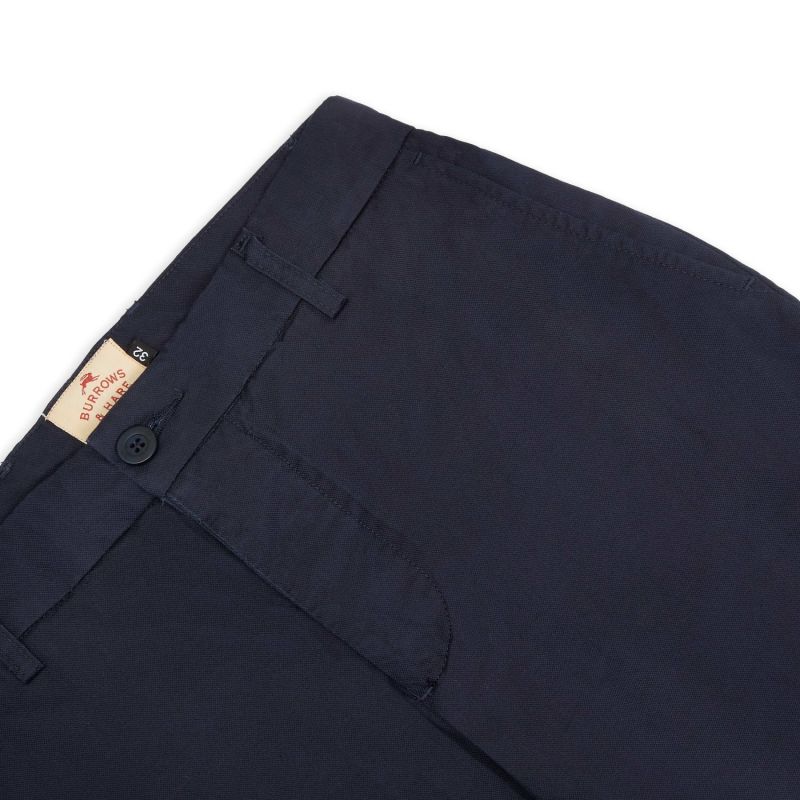 Cotton & Linen Trouser - Navy image