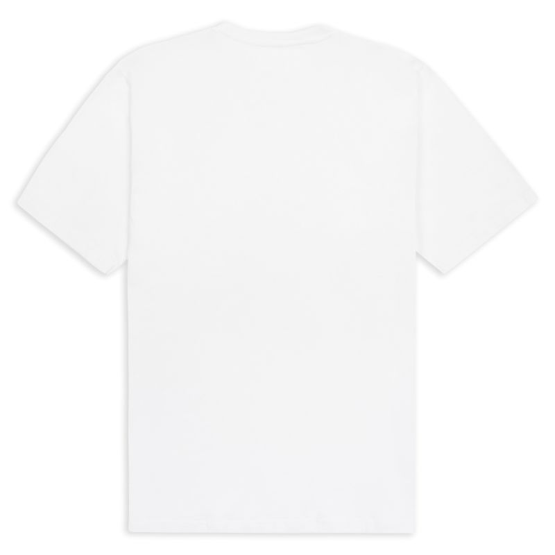 Burrows & Hare Organic Egyptian Cotton Printed T-Shirt - White image