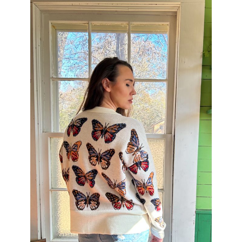 Butterfly cardigan shop