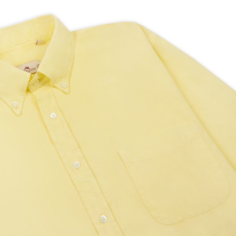 Button-down Baby Cord Shirt - Yellow image