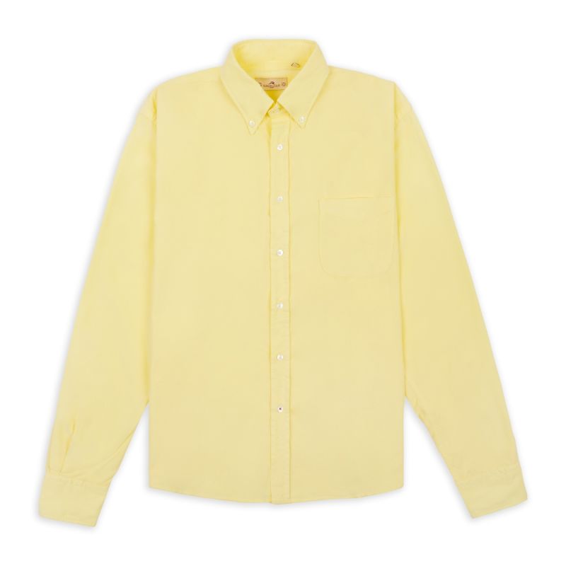 Button-down Baby Cord Shirt - Yellow image