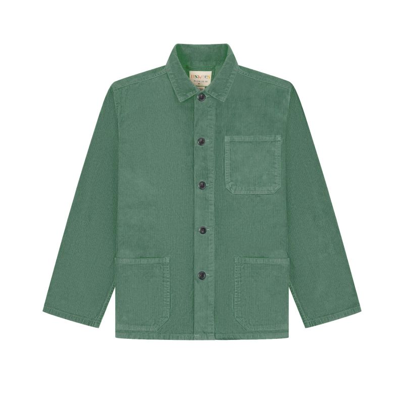 Buttoned Cord Overshirt - Eucalyptus image