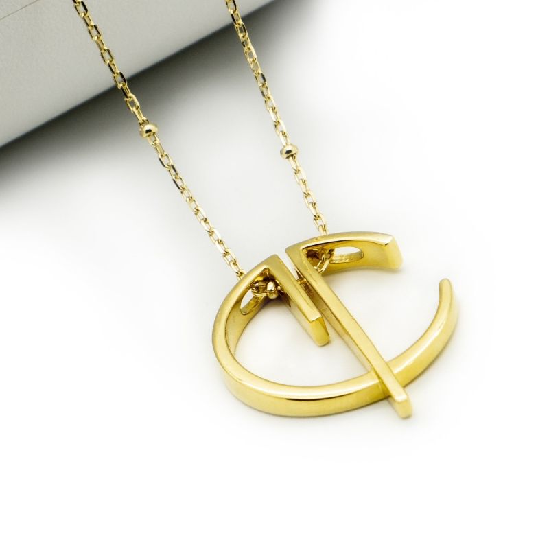 Cvlcha Hollow Necklace - Gold image