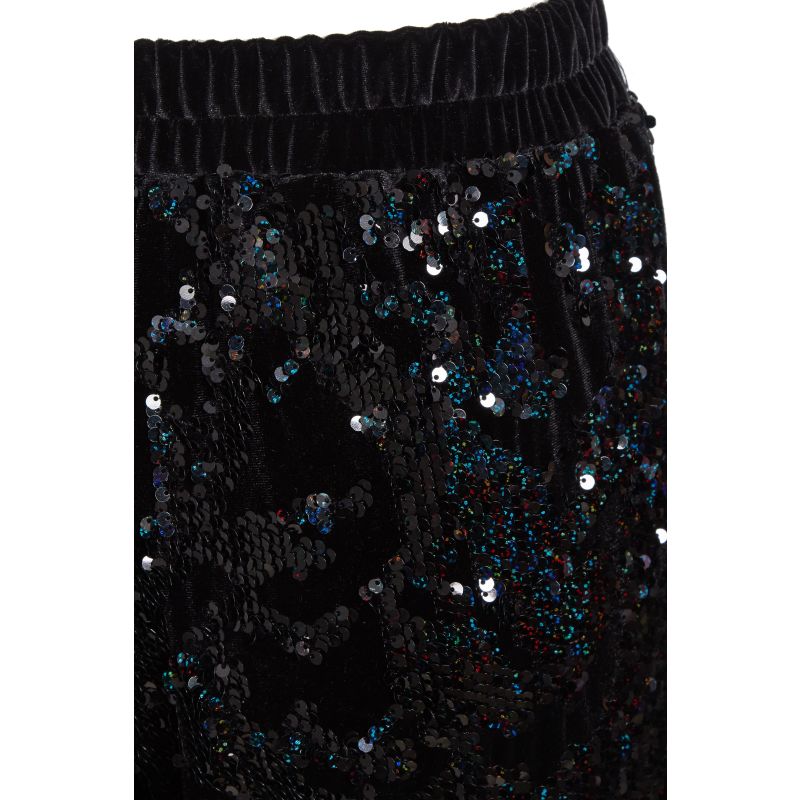 La Mia Sequin Flared Trousers image