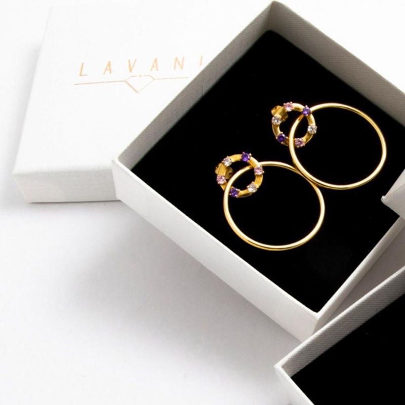 Purple Tikal Hoops image