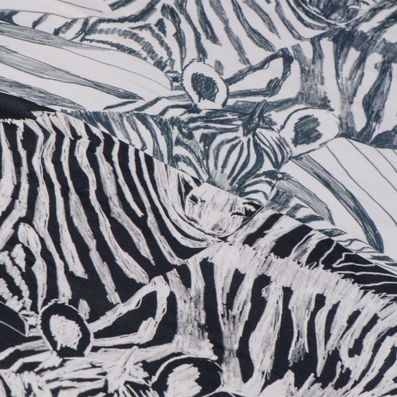 Zebra Silk Duvet Cover image