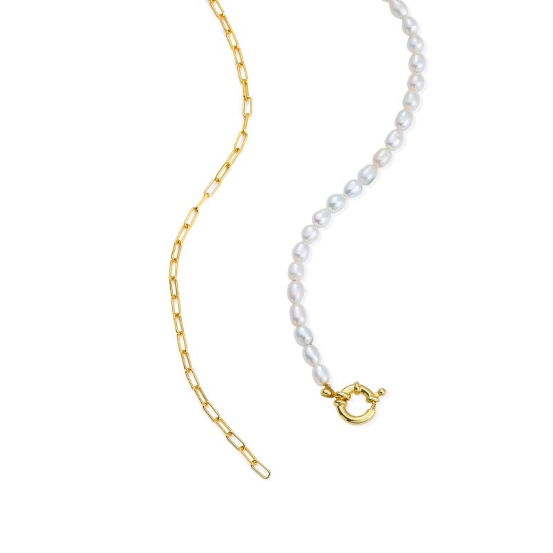 Sonette Pearl Necklace - 18K Gold Vermeil image