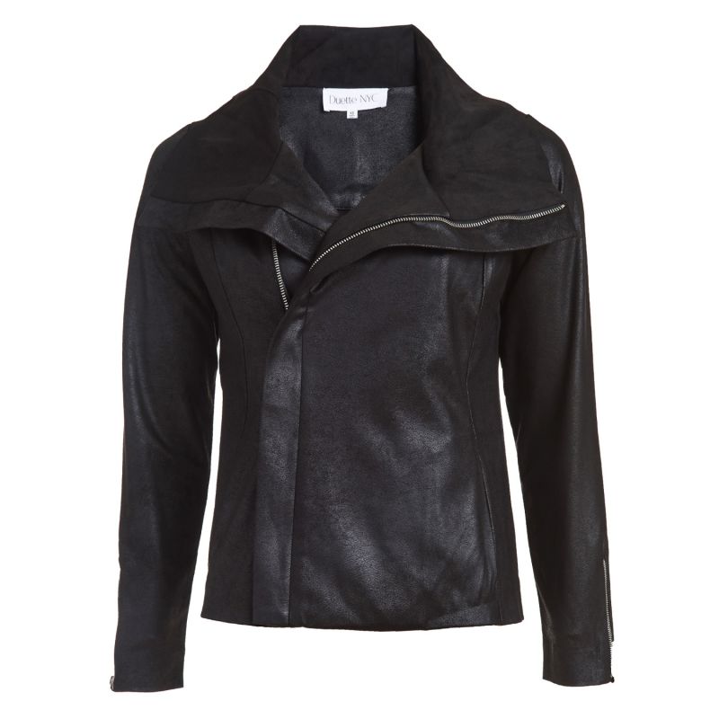 Vegan Leather Biker Jacket - The Varick image