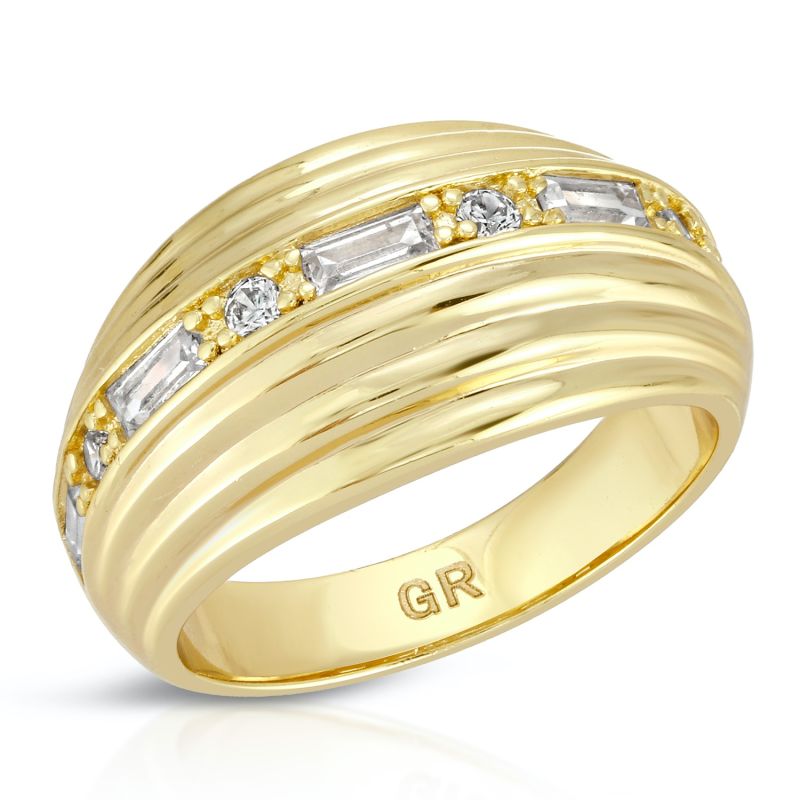 Inner Light Dome Ring- Gold image