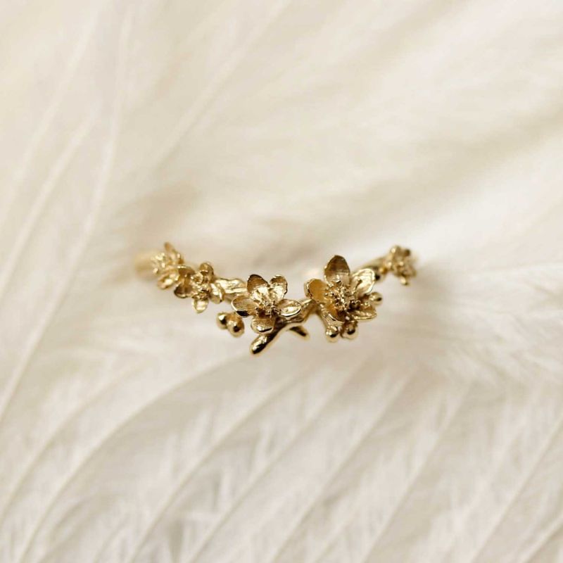 Cherry Blossom Ring – Gold image